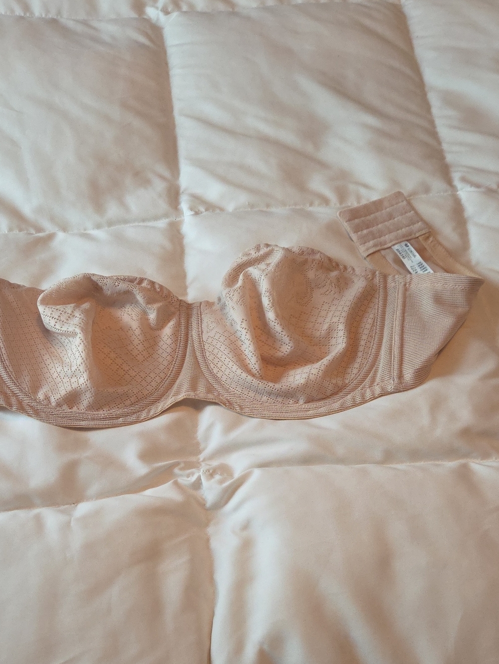 Wacoal Strapless Lace Underwire Bandeau in Nude